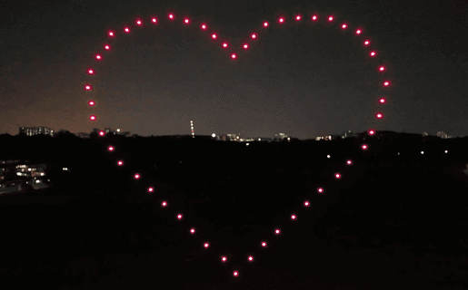 Wedding Proposal Drone Light Show