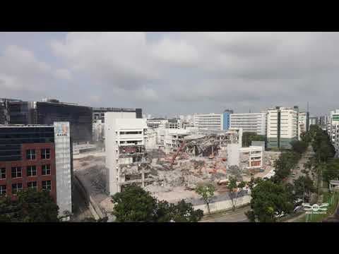 Genting Lane Demolition Time-lapse