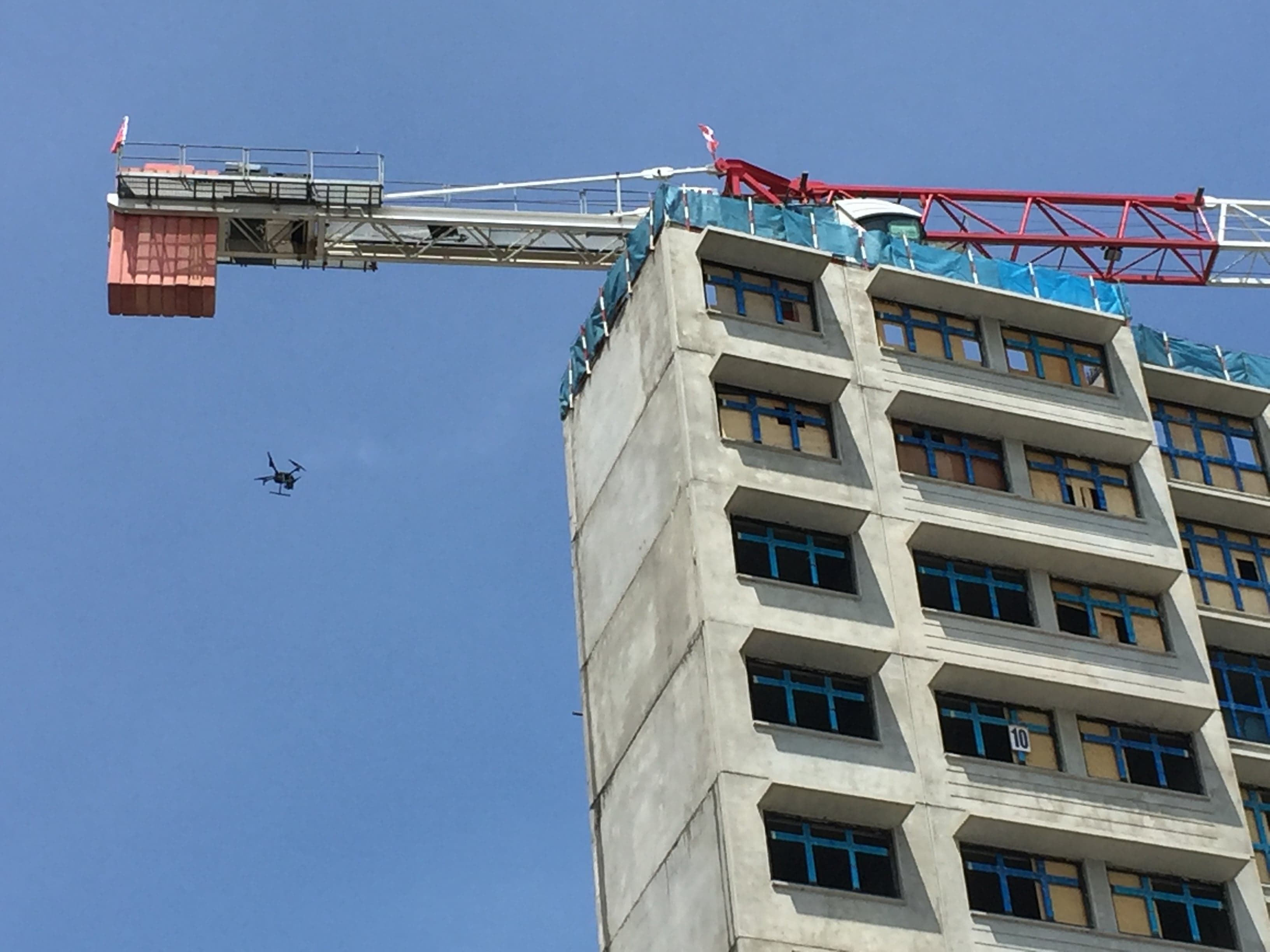 DJI Drones for Cutting Edge Facade Inspection Singapore 2021