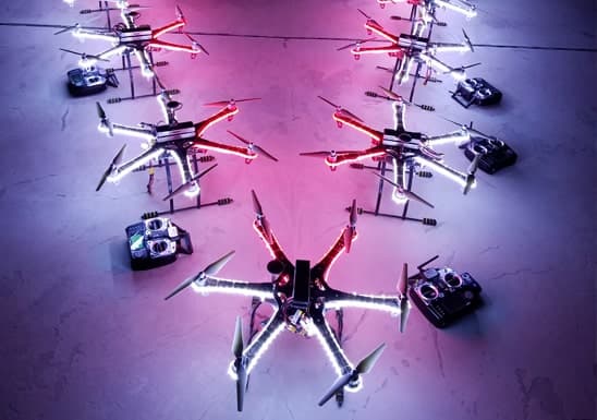 Drone in Office